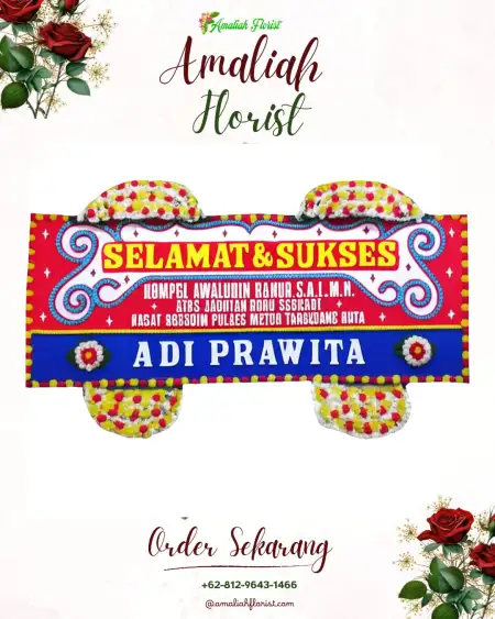 Papan Bunga Ucapan Selamat Cilopang